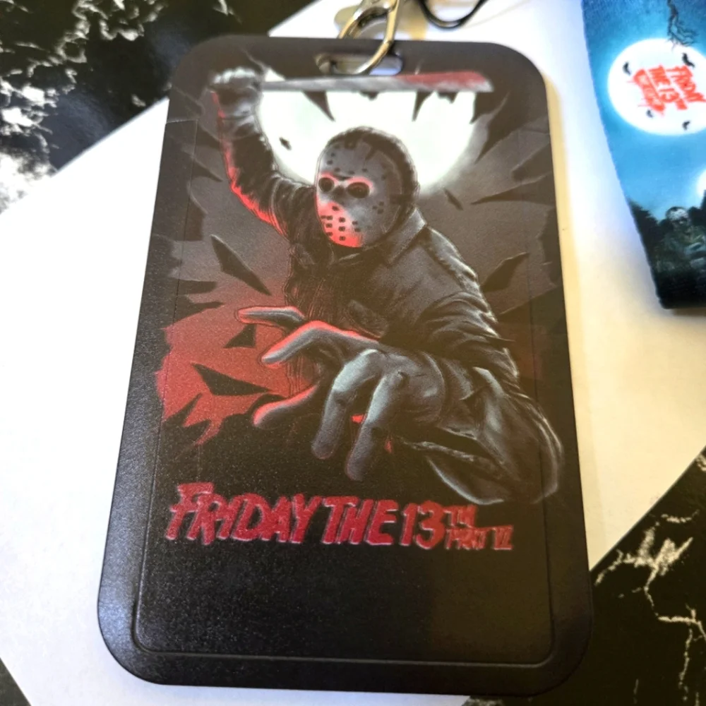 🍒🍒 Friday The 13th: Jason Voorhees ID/Card Holder with Lanyard